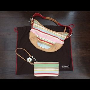 Coach bag and wristlet